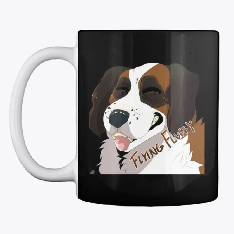 Flying Fluffy Dual Logo Mug!